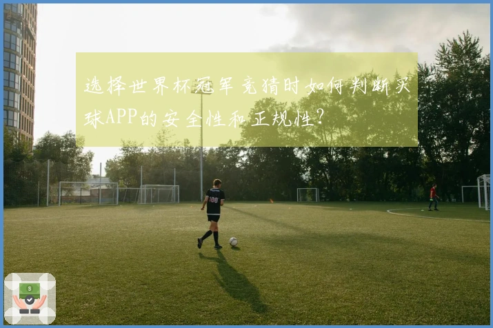 选择世界杯冠军竞猜时如何判断买球APP的安全性和正规性?