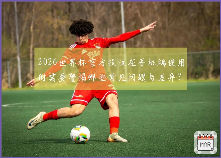 2026世界杯官方投注在手机端使用时需要警惕哪些常见问题与差异?